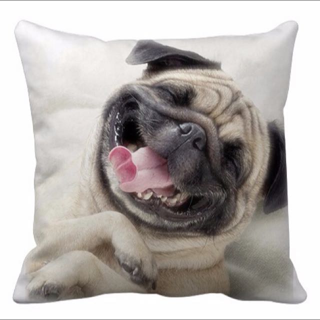 Bantal Pug Bantal Anjing Home Furniture On Carousell