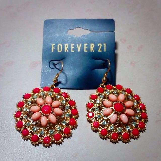 Floral earrings forever 21 store