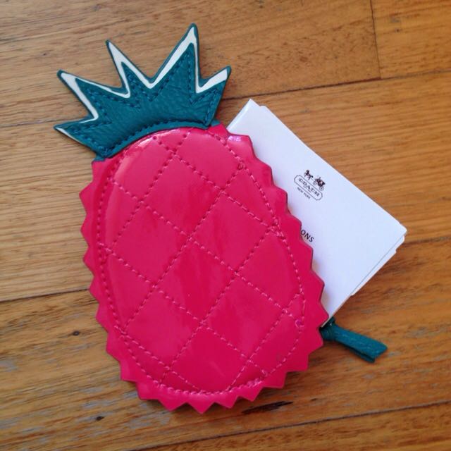 Coach hotsell pineapple purse