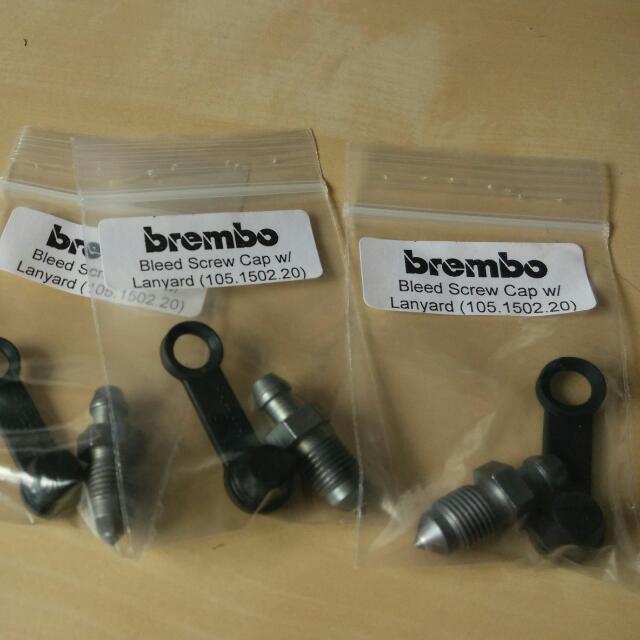 Brembo Bleeder Screw W Cap, Car Accessories on Carousell