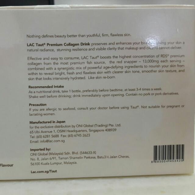 Jaut Premium Collagen Drink Health Nutrition Health Supplements Health Food Drinks Tonics On Carousell