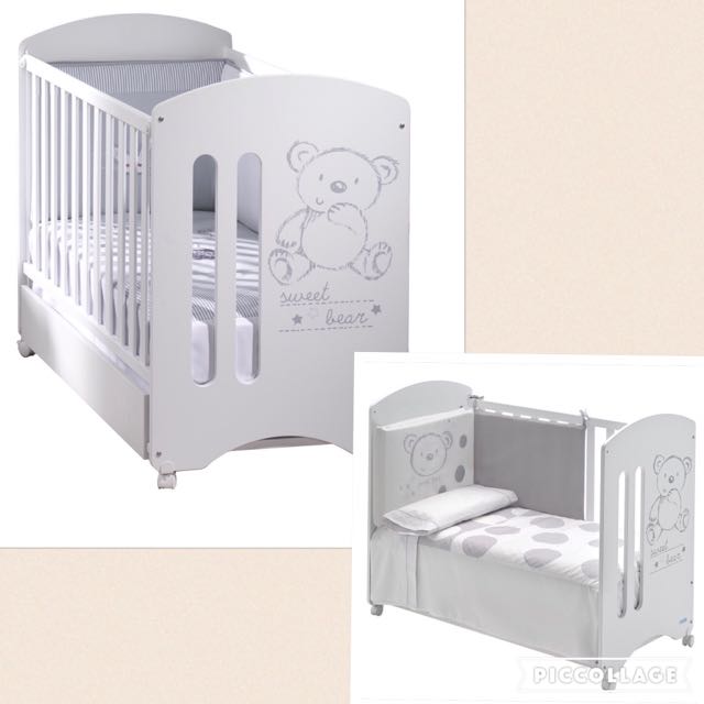 micuna sweet bear baby cot
