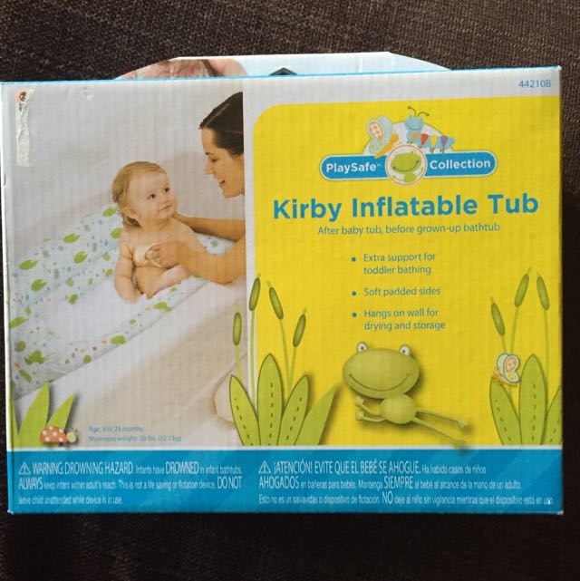 Safety 1st Kirby Inflatable Tub Brand New Babies Kids