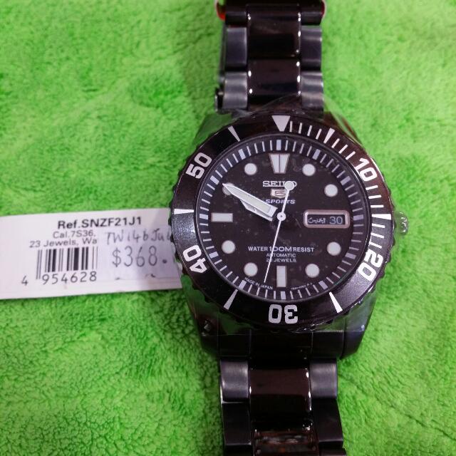 Seiko 5 Sport Automatic 100m Men s Diver Watch SNZF22J Made In Jpn