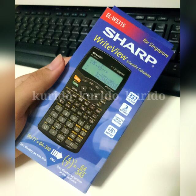 Sharp Writeview El W531s Scientific Calculator For Singapore