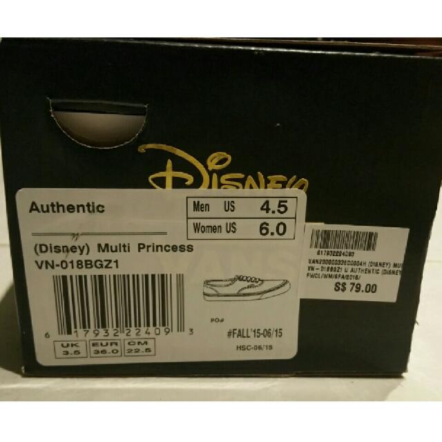 Vans disney multi outlet princess authentic womens shoes