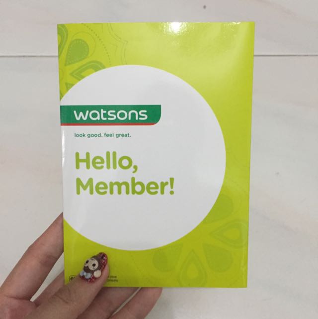 Watsons Member Card (Singapore), Everything Else on Carousell