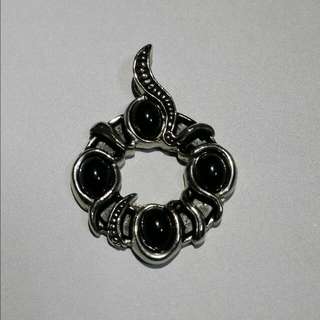 Elegant Black Stone Pendant