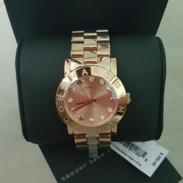 Marc jacobs amy new arrivals watch rose gold