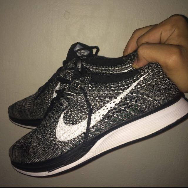 Flyknit Racer Oreo V2 Us 8 Men s Fashion Footwear Sneakers on Carousell