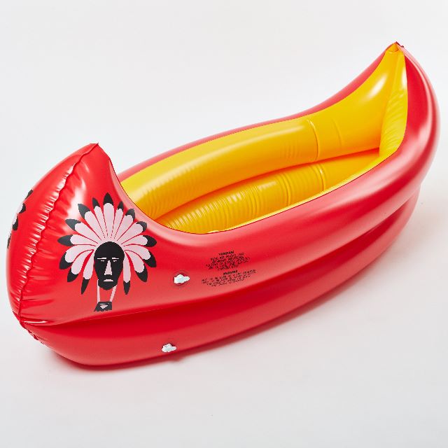 Inflatable hot sale toy canoe