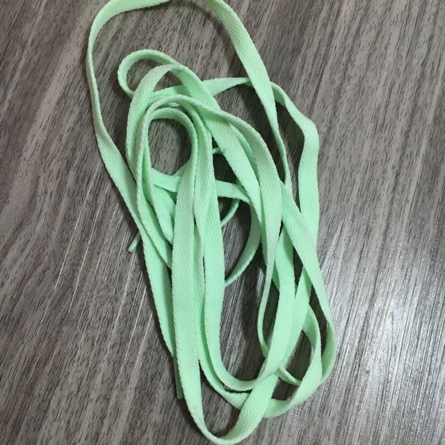 mint green shoe laces