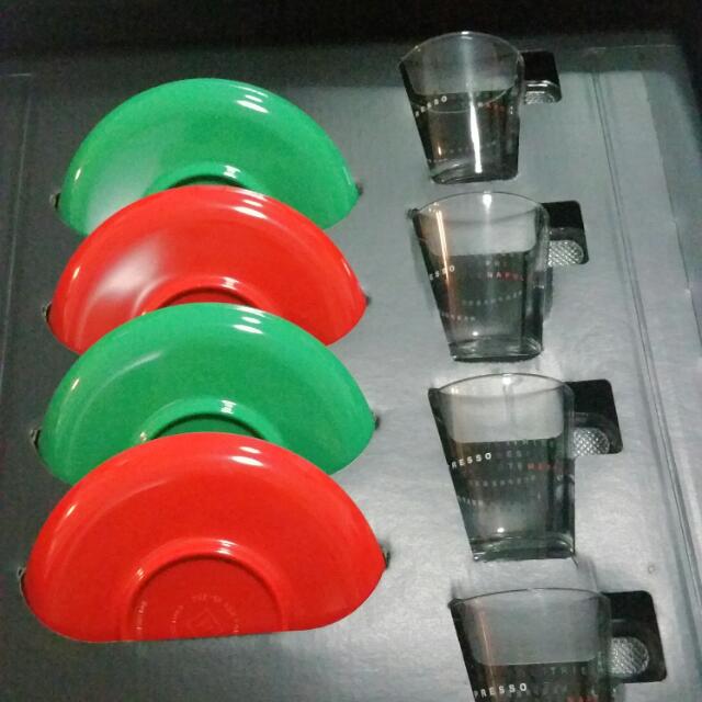 Nespresso Espresso Cups With Saucer, TV & Home Appliances, Kitchen