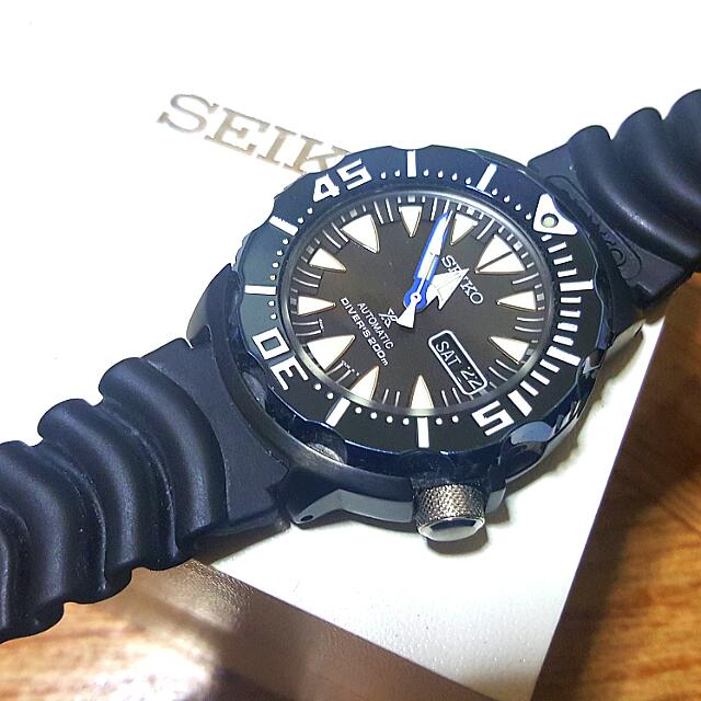 SEIKO PROSPEX SRP581K1 Blue Monster for sale Health Nutrition Health Monitors Weighing Scales on Carousell