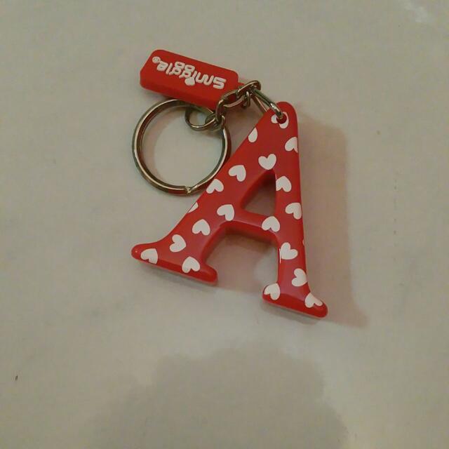 alphabet pop it keychain