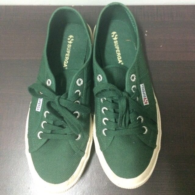 green colour shoes