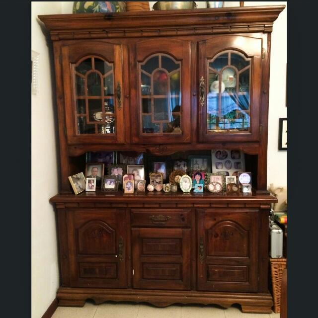 Vintage Antique Buffet Hutch Furniture On Carousell