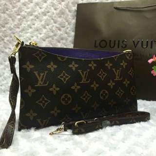 Louis Vuitton, Bags, Beautifulauthentic Lv Pallas Bb Hand Bag Shoulder  Bag Monogram Brown