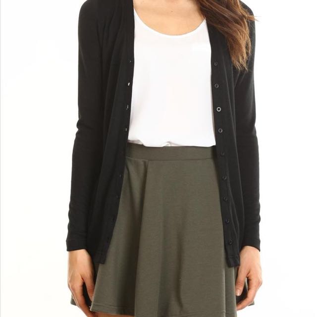 black cardigan cotton on