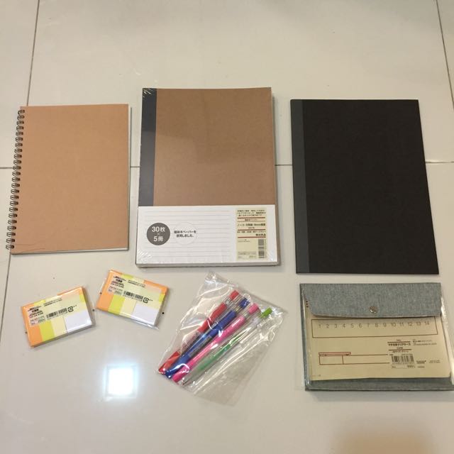 Muji Stationery Set, Hobbies & Toys, Stationery & Craft, Stationery & School Supplies on Carousell