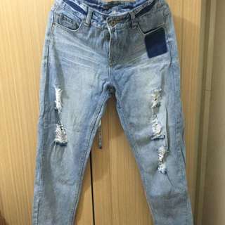 Pazzo 男友牛仔褲boyfriend Jeans