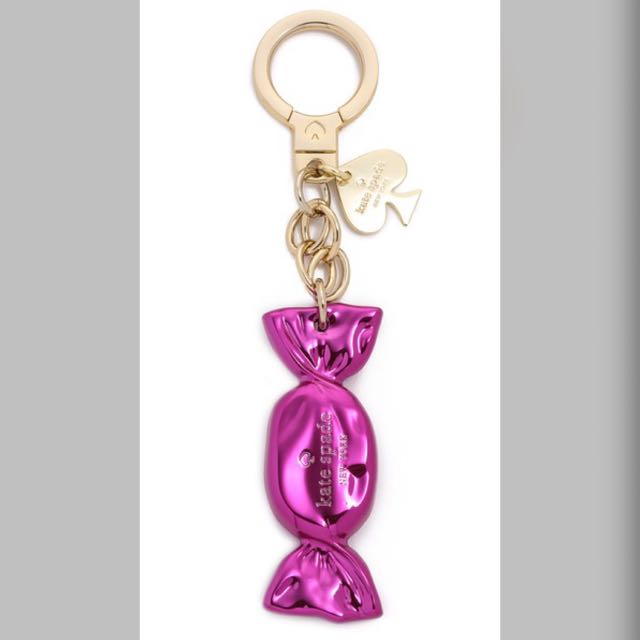 (SOLD) Authentic KATE SPADE Candy Keychain Bag Charm, Women's Fashion