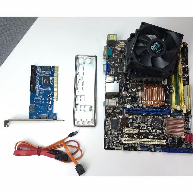 Cpu Components Asus P5kpl Am Se Intel Core 2 Quad Processor Q6700 2 66 Ghz Kingston Kvr800d2n6 1gb Electronics On Carousell