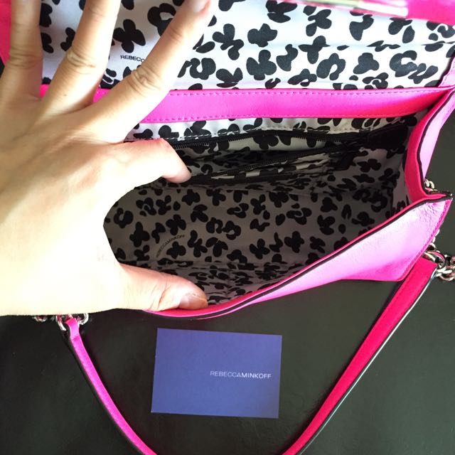 Rebecca minkoff hot shop pink crossbody