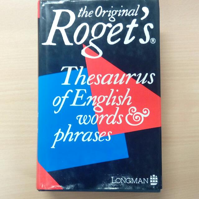 Rogets Thesaurus Of English Words And Phrases Books - 