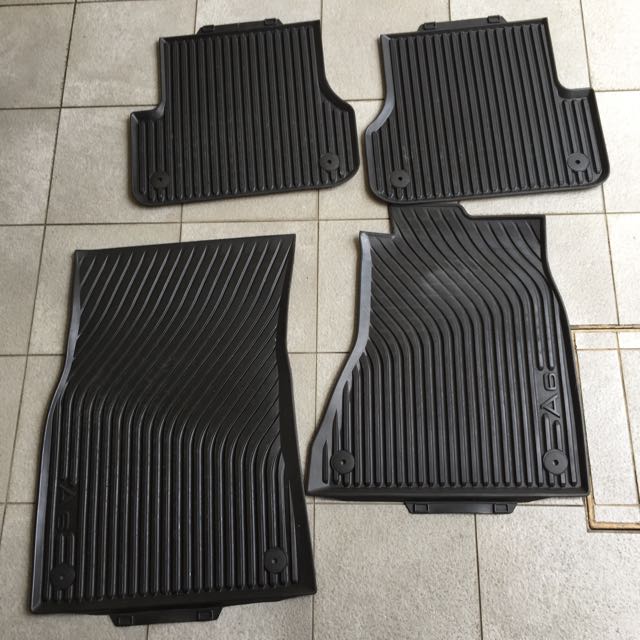 Audi A6 Original Preown Rubber Mats Will Fit 2011 A6 C7 Onwards