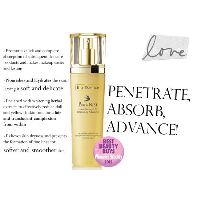 Bio Essence Bird S Nest Nutri Collagen Whitening Advancer Brand New In Packaging Women S Fashion On Carousell