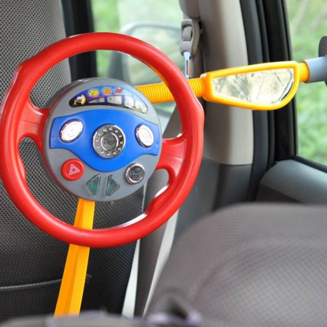 back seat steering wheel toy