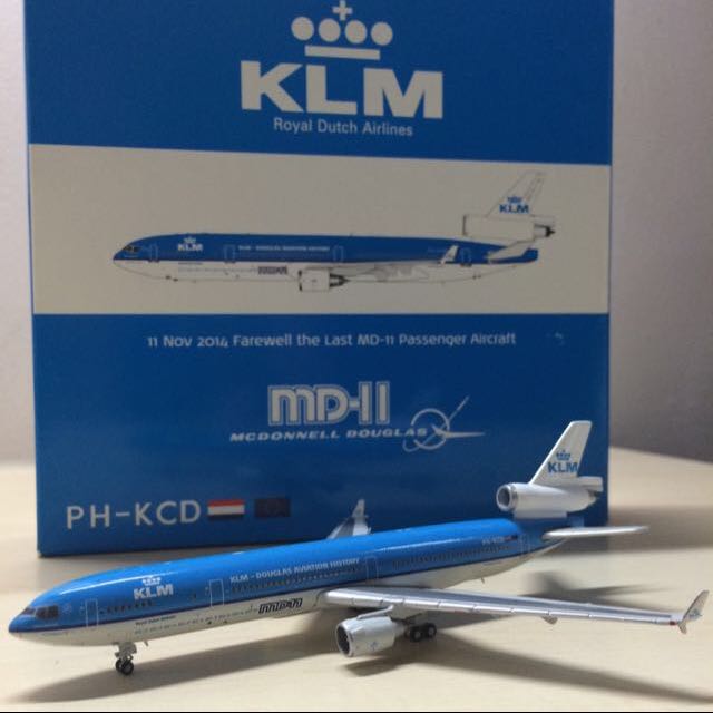 KLM LAST MD-11 Phoenix 1/400 ダイキャスト Phoenix McDonnell Douglas MD-11 KLM PH-KCA in 1:400 | eBay