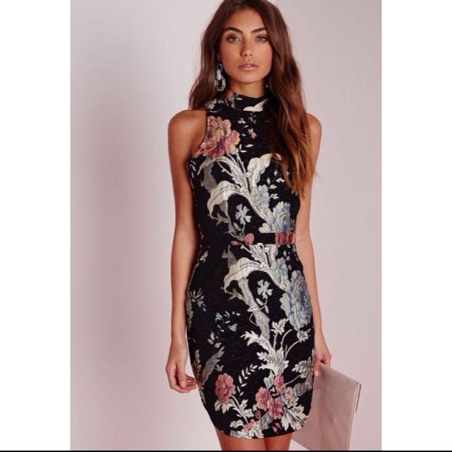 Missguided oriental dress hot sale