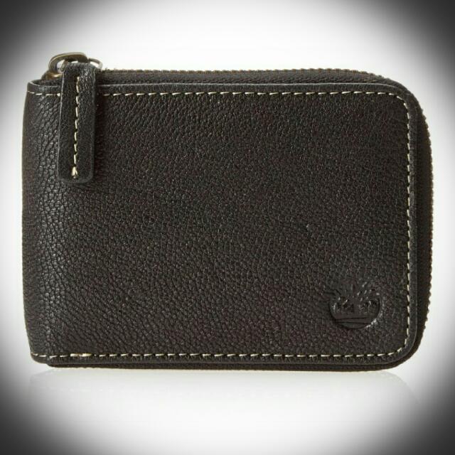 timberland zip around wallet