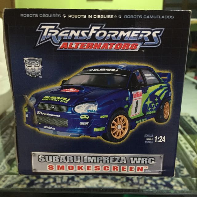 Transformers Alternators Subaru Impreza WRC Smokescreen, Hobbies & Toys