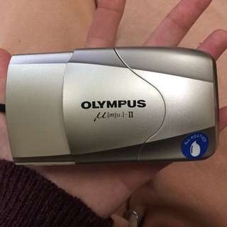 絕版！OLYMPUS mjuII 喵兔 定焦版 經典 底片 相機 傻瓜相機