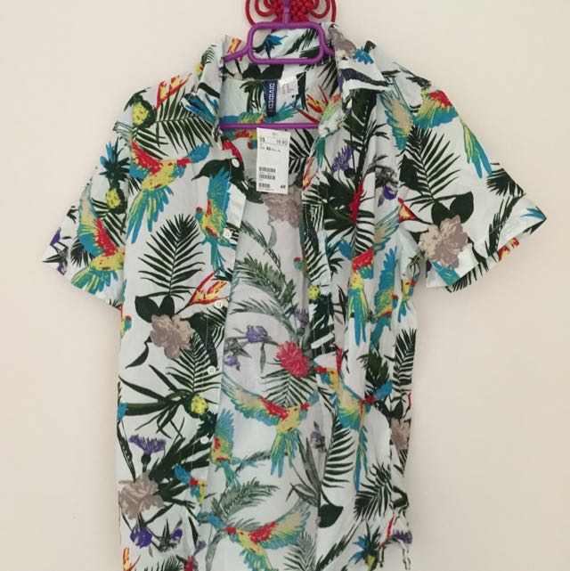 H&m floral polo shop