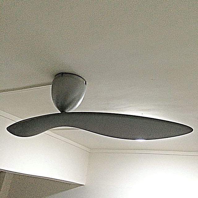 Ceiling Fan. Designer Sycamore Ceiling Fan. Grey Color. Second Hand. Gd
