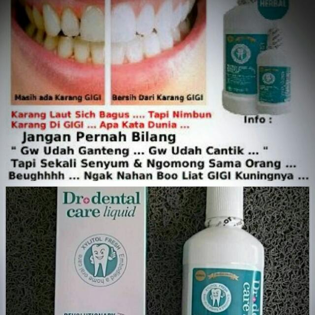 Obat Kumur Dr Dental Care Liquid Mengatasi Karang Gigi Plak Gigi Bau Mulut Dan Masalah Mulut Gigi Lainnya Cocok Buat Anak Di Atas 6th Dan Dewasa Kesehatan Kecantikan Di Carousell