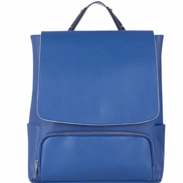 accessorize blue backpack