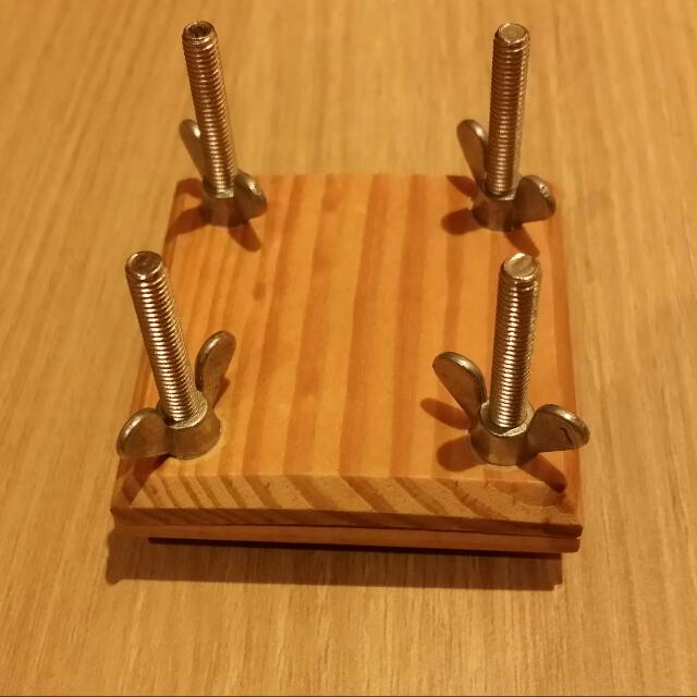 Flower Press (Wooden With Metal Screws), Furniture & Home Living, Home
