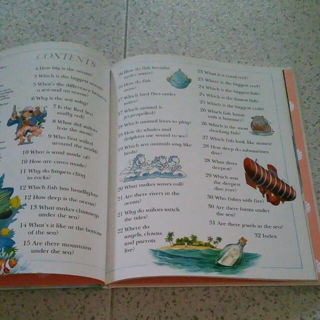 I Wonder Why The Sea Is Salty Other Qns About The Oceans Books Stationery On Carousell