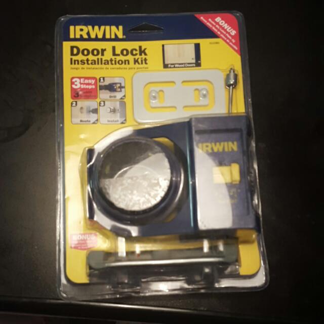 Irwin Door Lock Installation Kit On Carousell