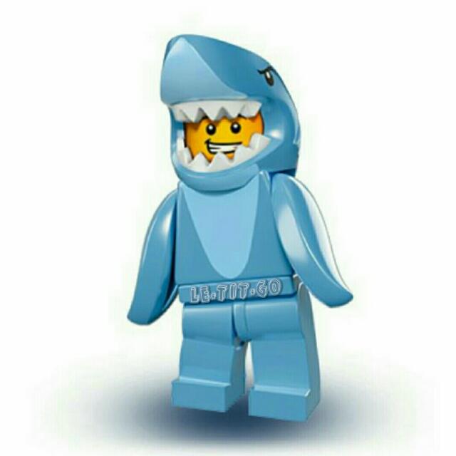 lego shark man minifigure