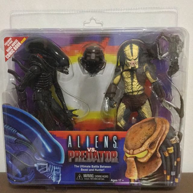 Neca Kenner Aliens Vs Predator 2 Pack Vintage Alien Predators Avp Mcfarlane Toys Games On Carousell