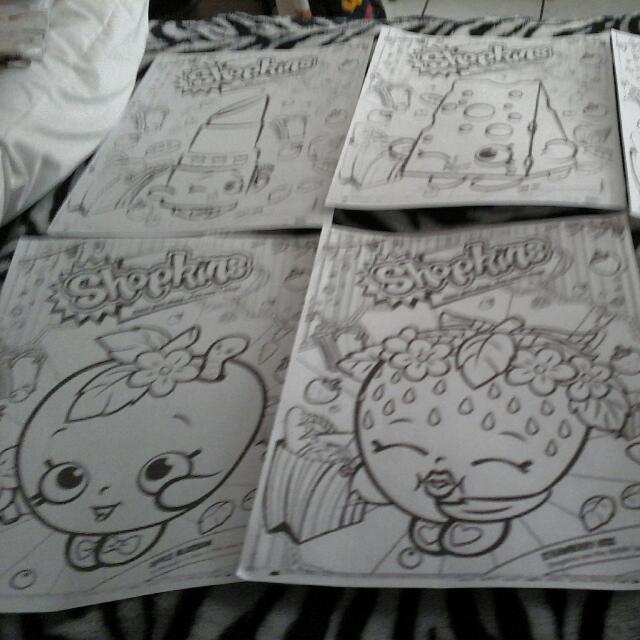 Shopkins Coloring Pages, Everything Else on Carousell