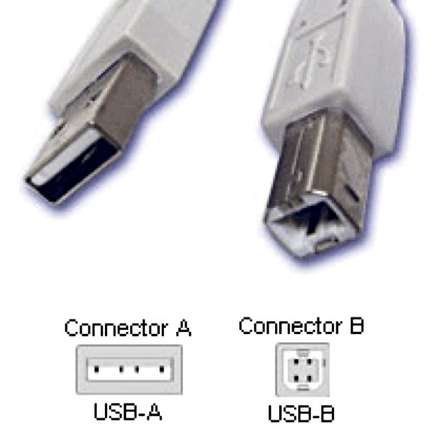 USB Type A To Type B, Computers & Tech, Parts & Accessories, Cables ...
