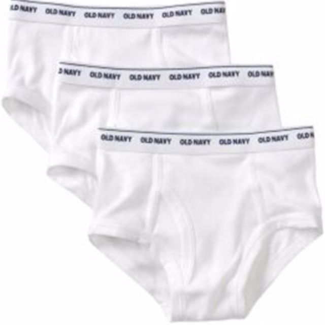 $8 incl postage Brand New Old Navy Boys White Underwear Brief