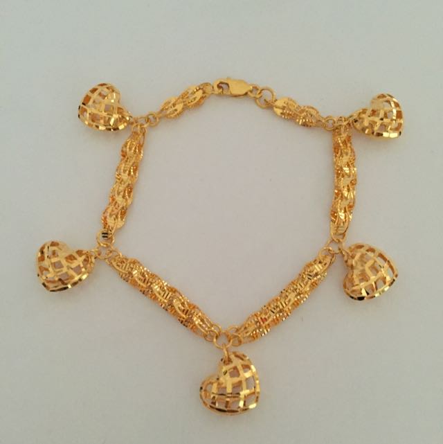916 Gold Bracelet, Luxury, Watches on Carousell